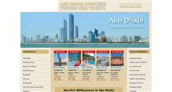 Desktop Screenshot of abudhabi-city.de